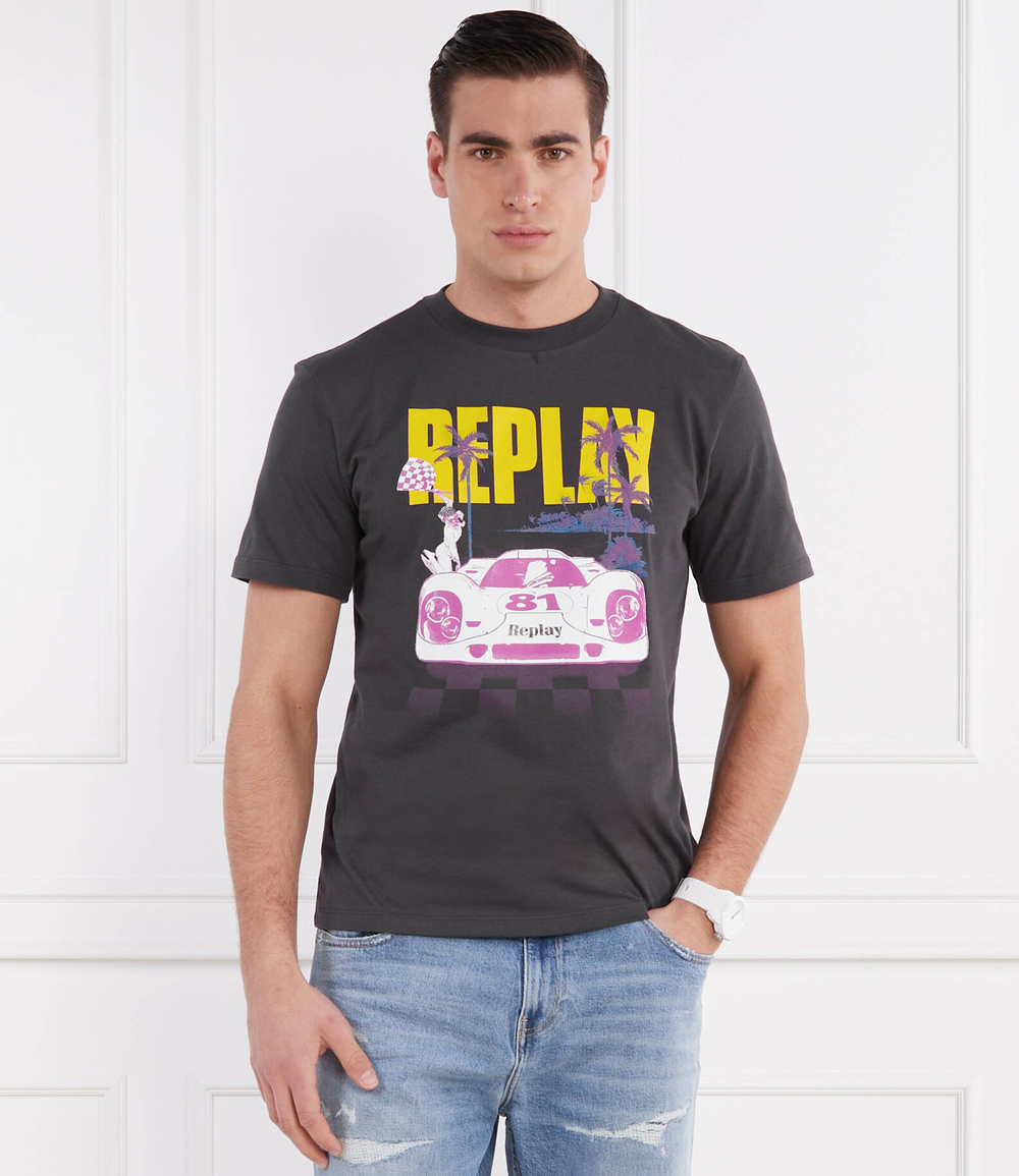 Футболка OPEN END Replay - графитовый(M6810.000.22662)