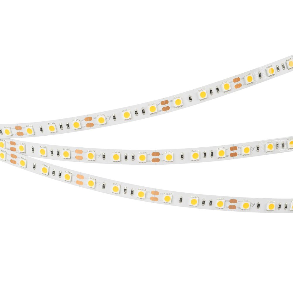 Светодиодная лента RT-B60-10mm 12V Warm3000 (14.4 W/m, IP20, 5060, 5m) (Arlight, 14.4 Вт/м, IP20) 028583(2)
