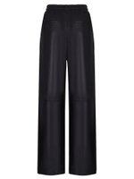 Trousers with elastic band black color