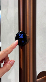 Полотенцесушитель электрический OAK MATT GOLD новый 50мм