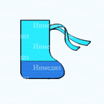 Бахилы хирургические стерильные высокие 45 см ламинированные на завязках Инмедиз