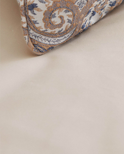 ZARA HOME (300 НИТЕЙ)  ПРОСТЫНЯ ИЗ ХЛОПКА, ЭКРЮ