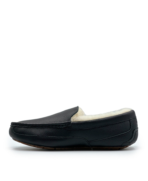 ASCOT MENS LEATHER black
