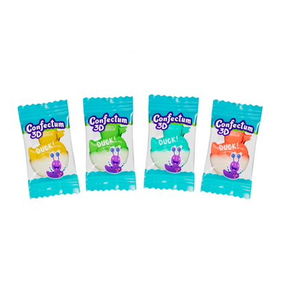 Жевательные мармеладные конфеты «Confectum funny 3D» микс в форме утят 50 г х 12 шт