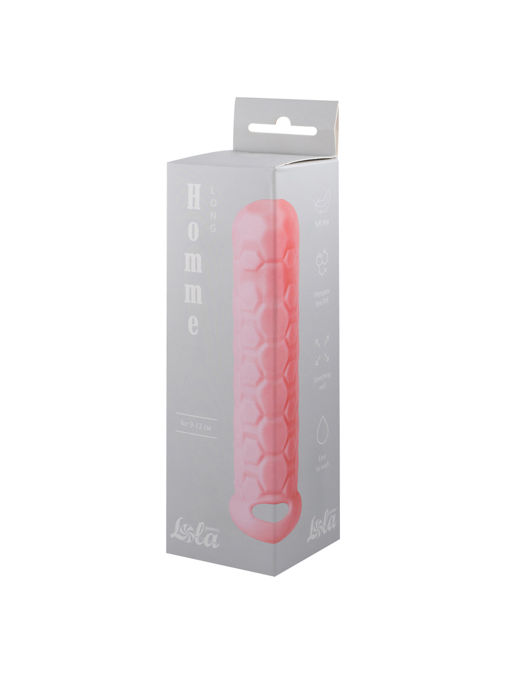 Фаллоудлинитель Homme Long Pink для 9-12 см 7008-02lola