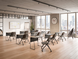 ZEN стул 4 ноги с 2 колесами и 2 ножками складной