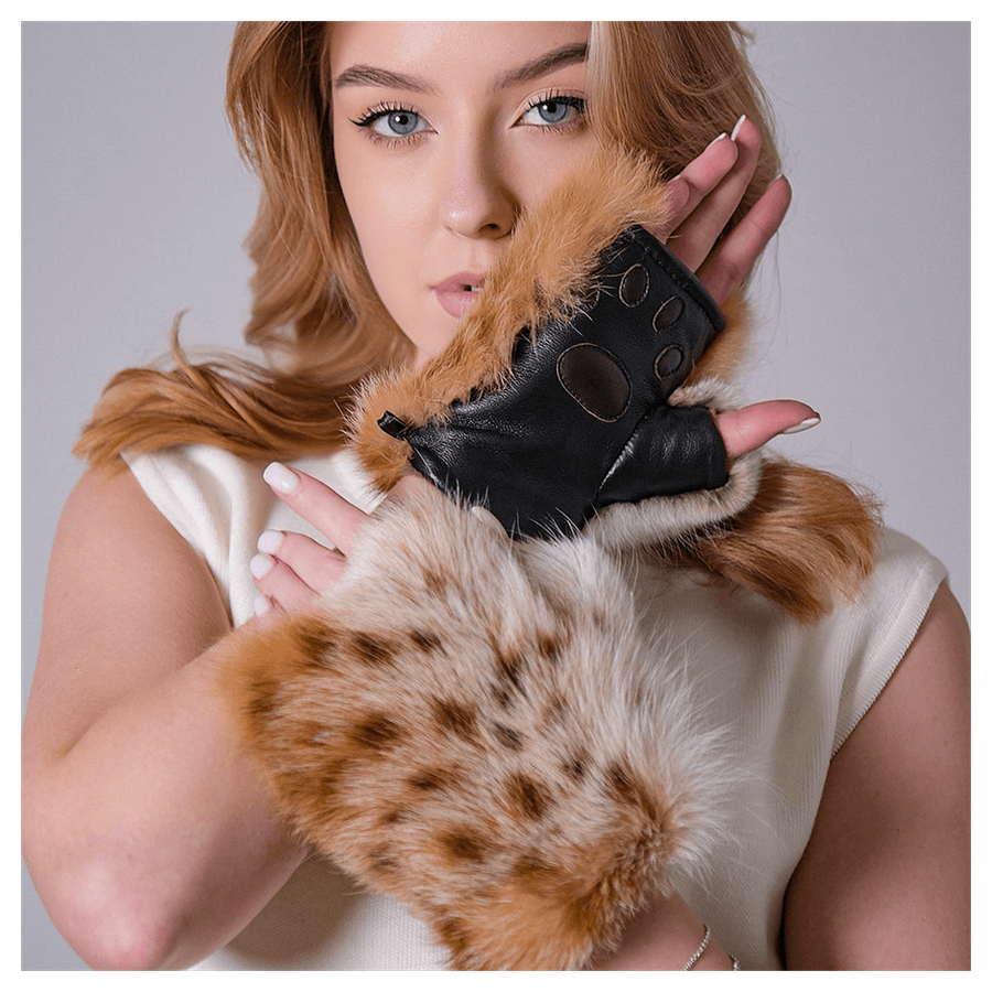 Митенки «Рысьи лапки»