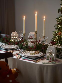 Домик с подсветкой Olgod из коллекции New Year Essential, 16 см