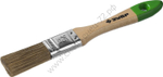 ЗУБР Лазурь 25 мм, 1'' светлая смешанная щетина, деревянная ручка ь, Плоская кисть, МАСТЕР (4-01009-025)