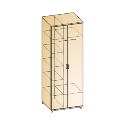 Шкаф для одежды и белья Грейс ШК-5008