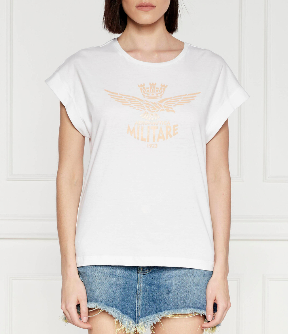 Футболка Aeronautica Militare - белый(TS2247DJ638)