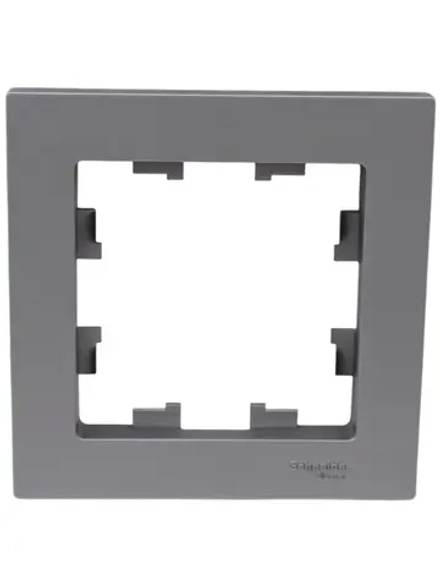 Рамка 1-я Schneider Electric Atlas Design алюминий