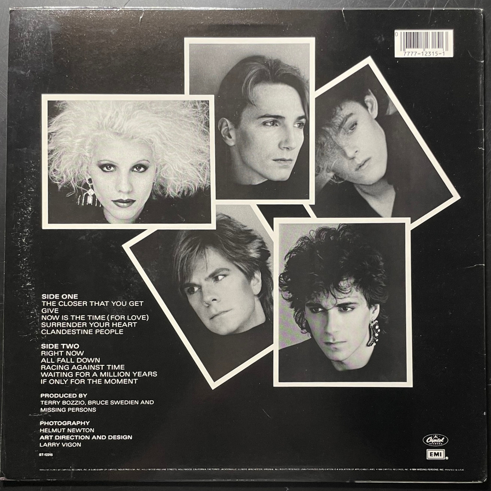 Missing Persons ‎– Rhyme & Reason (США 1984г.)