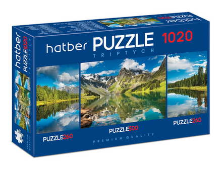 Пазл Hatber "В тишине гор", 1020 деталей , 1020П32_18045, картонная основа, от 12 лет