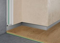 Теневой плинтус скрытого монтажа Pro Design 7209 анодированный, 2700x17,5x52 мм