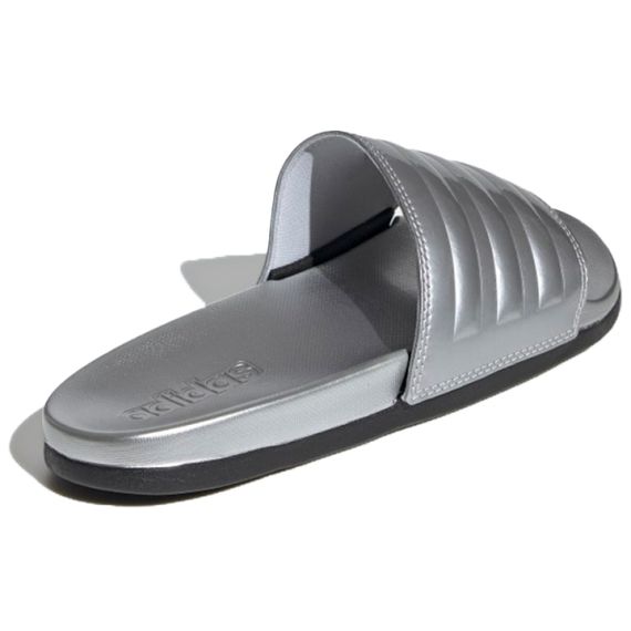 Adidas Adilette Comfort Slide 'Silver Metallic'