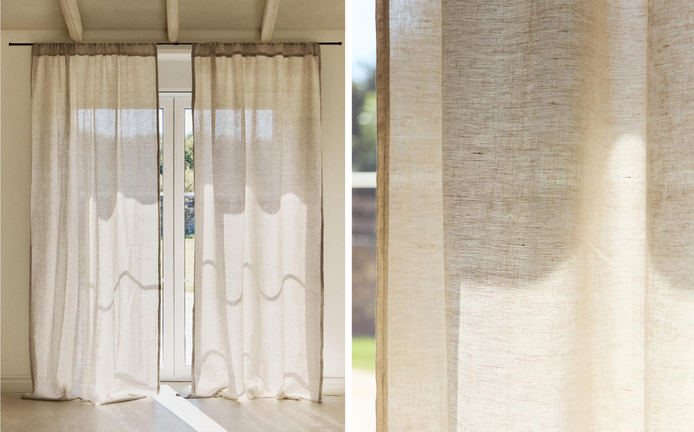 Штора Zara Home, 140х270 см, 9823/032