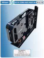 Внешняя видеокарта EGPu Wikingoo EG216 - 330W + ASUS GeForce RTX 4060 Ti 8Gb. Thunderbolt 3/4.