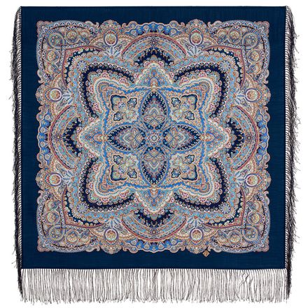 Павловопосадский платок Песенка весеннего дождя 1926-14