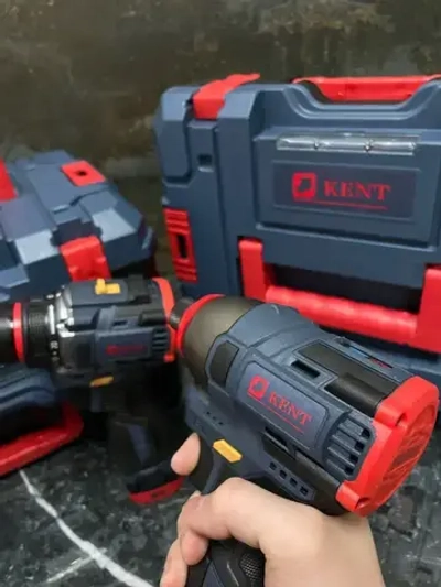 Набор инструментов аккумуляторный KENT 2в1 Шуруповерт и Гайковерт, 2АКБ 16,8V