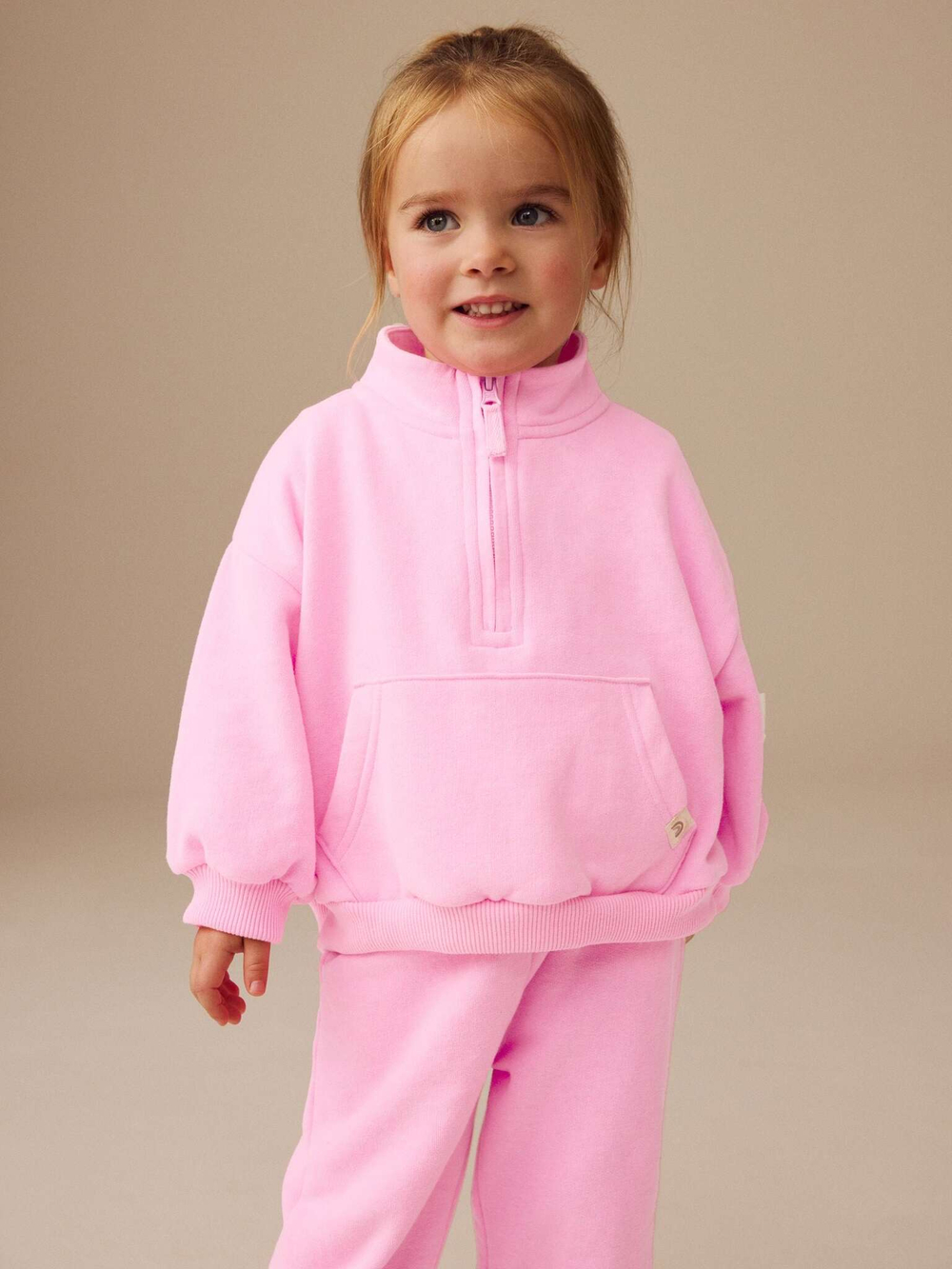 Толстовка на молнии для девочки Next E29-213, Розовый