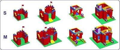 Архитектурный набор GB 5" на платформе M - 147x132 см