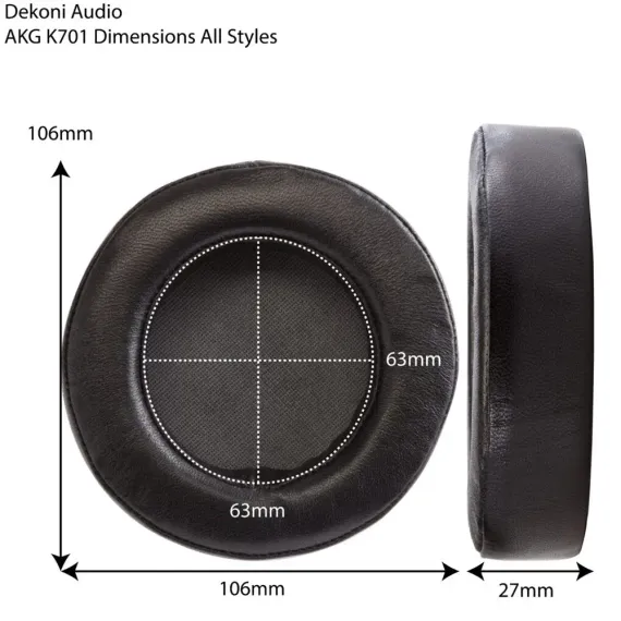 Dekoni Audio Elite Hybrid Ear Pad Set for AKG K701