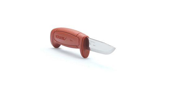 Нож Morakniv Basic 511 углеродистая сталь, пластиковая ручка (красная)