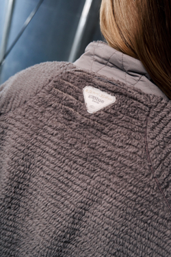 Свитшот Nothomme Blue Monte Primaloft Fleece Half-Zip Sweatshirt "Tibetan Incense Ash"