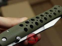 Нож Cold Steel 26C6AA Ti-Lite 6 Lynn Thompson Signature - клинок сатин, рукоять зеленый G10