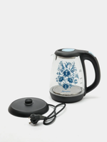 Чайник Матрёна МА-008 "гжель" стекло