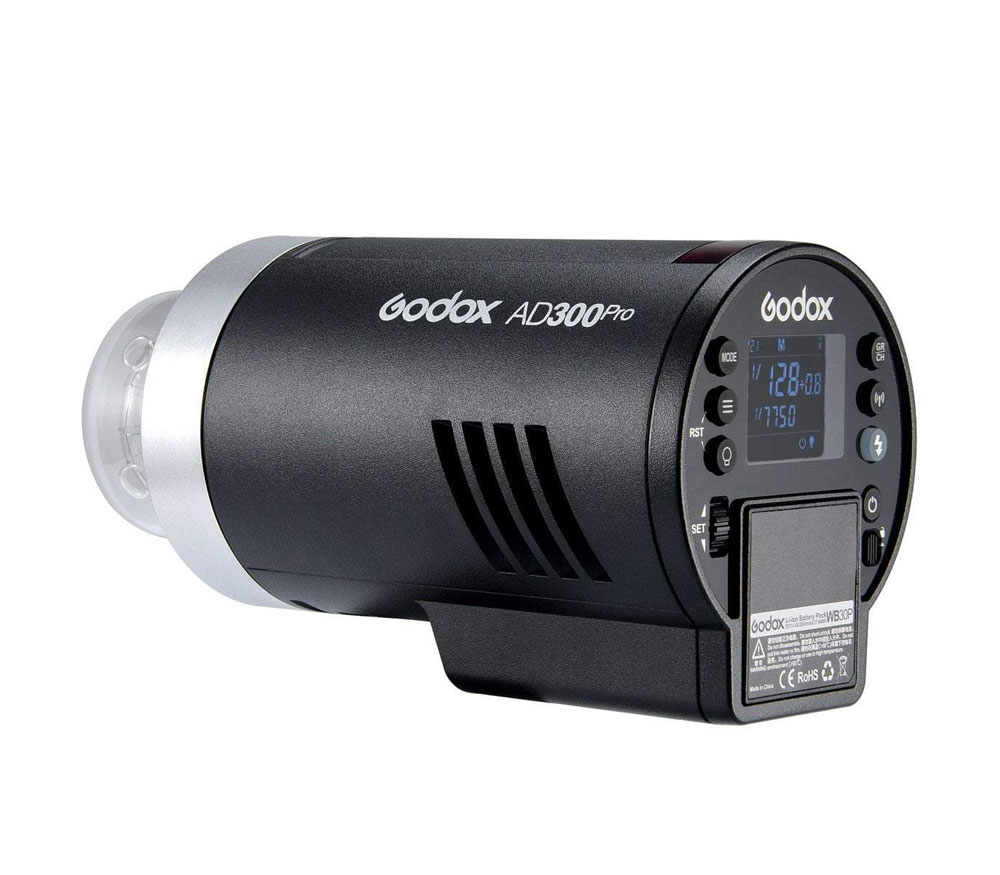 Вспышка Godox Witstro AD300Pro, 300 Дж (TTL, HSS, аккумулятор)