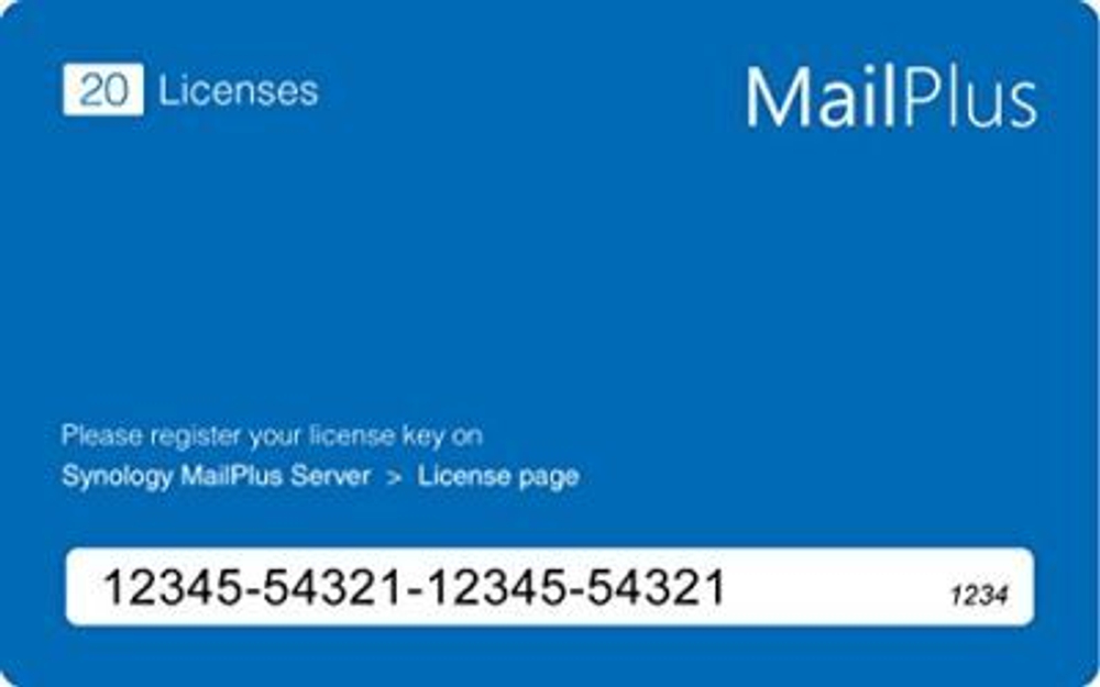 Модуль  Synology MAILPLUS 20 LICENSES