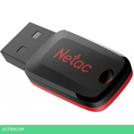 USB Flash-накопитель Netac U197 8Gb черный/красный (NT03U197N-008G-20BK)
