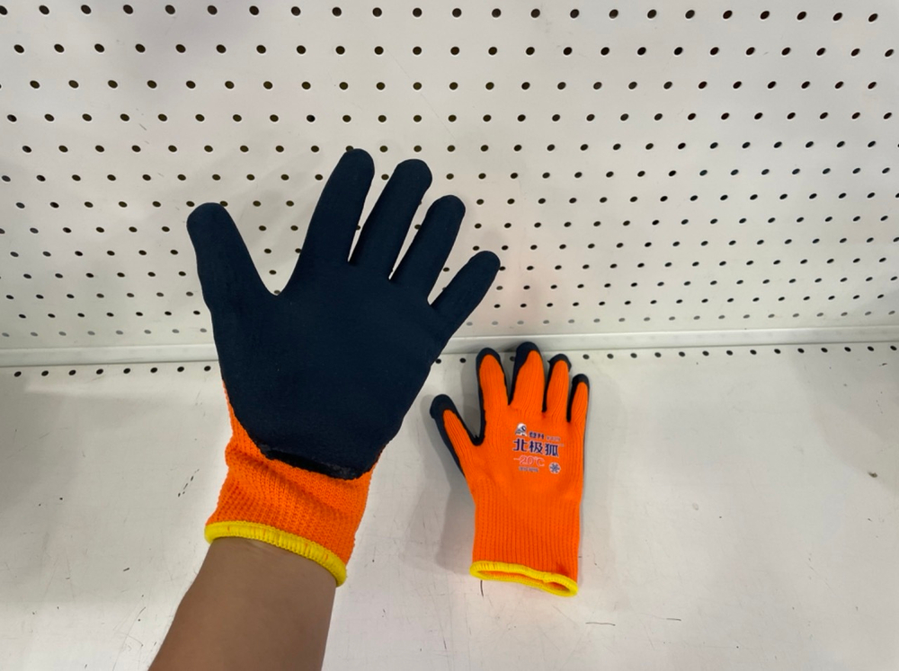 429 / Перчатки рабочие с рифленым латексным покрытием (пара)