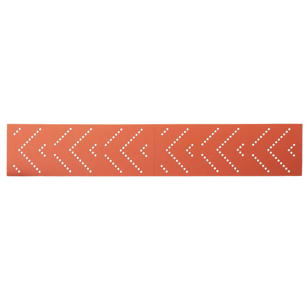 SANDWOX ORANGE полоски на бумажной основе, керамика 70*400мм,  P120, липучка,Multi holes
