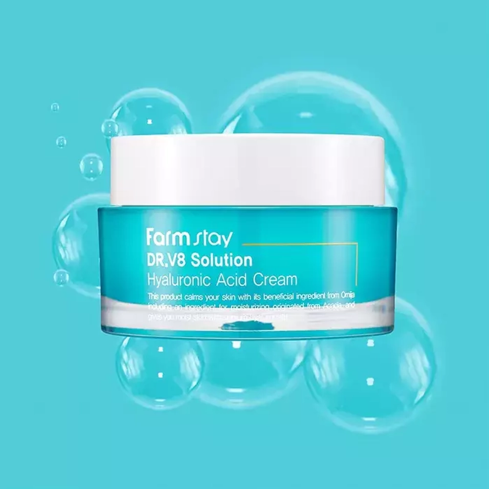 Крем с гиалуроновой кислотой FarmStay Dr-V8 Solution Hyaluronic Acid Cream