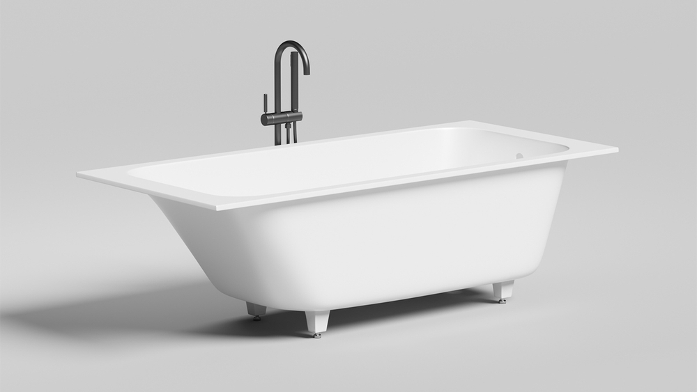 Ванна встраиваемая ORLANDO 180 матовая S-Stone