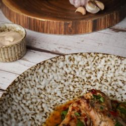 Салатник 750 мл d 24,2 см h5 см Brown Spider Silk P.L. Proff Cuisine [1]