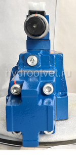 4WRZ32W6-520-7X/6EG24N9ETK4/D3V - Пропорциональный распределитель Ду32 без усилителя, номинальный расход 520 л/мин, схема W6, каналы управления ET - X и Y - внутренние