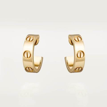 Cartier LOVE hoop earrings, classic model
