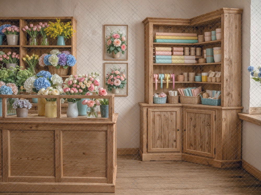 Цветочный магазин №02.2026-1 - фон неопреновый