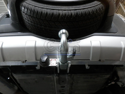 Фаркоп оцинкованный Galia M082C для Mitsubishi Pajero IV 2007-, Pajero III 2000-2007(паспорт и сертификат в комплекте)(без электрики)