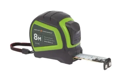 Рулетка Дело Техники в обрезиненном корпусе 8м х 25мм, 101308