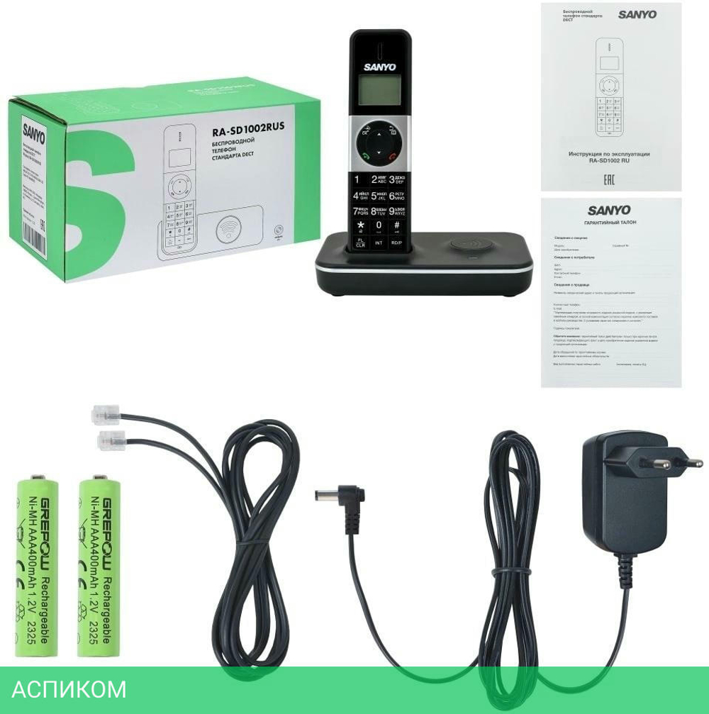 Радиотелефон DECT Sanyo RA-SD1002RUS