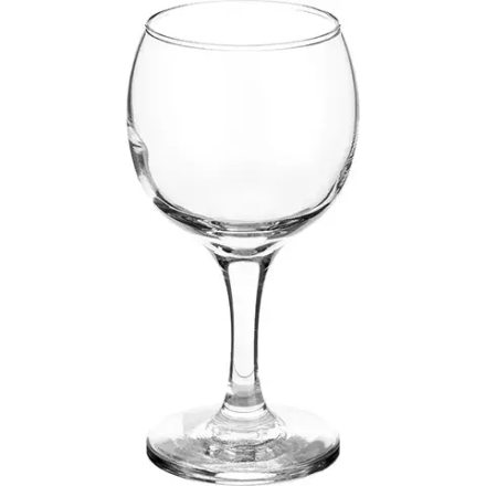 Бокал для вина «Бистро» стекло 220мл D=65/65,H=147мм прозр