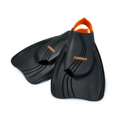 Ласты для бассейна профессиональные TORRES X1, SWF042401BL, р. EU 36-37 (XS), черно-оранжевый