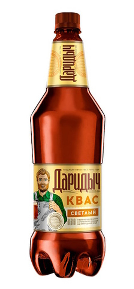 Квас "Даридыч светлый" 1,5л. Дарида