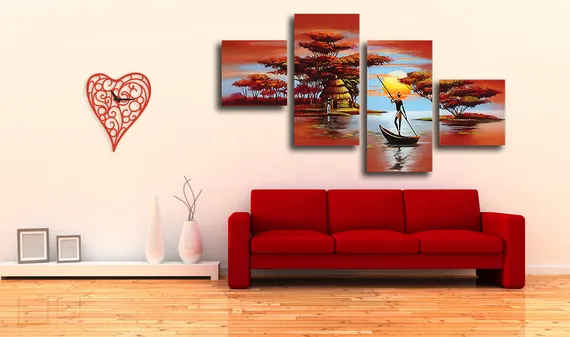 Модульная картина "Африканская мечта"