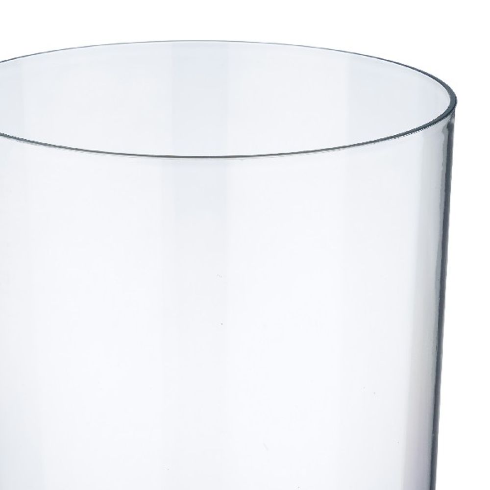 Вазон "Round" (пластик) D20xH30см (Прозрачный)